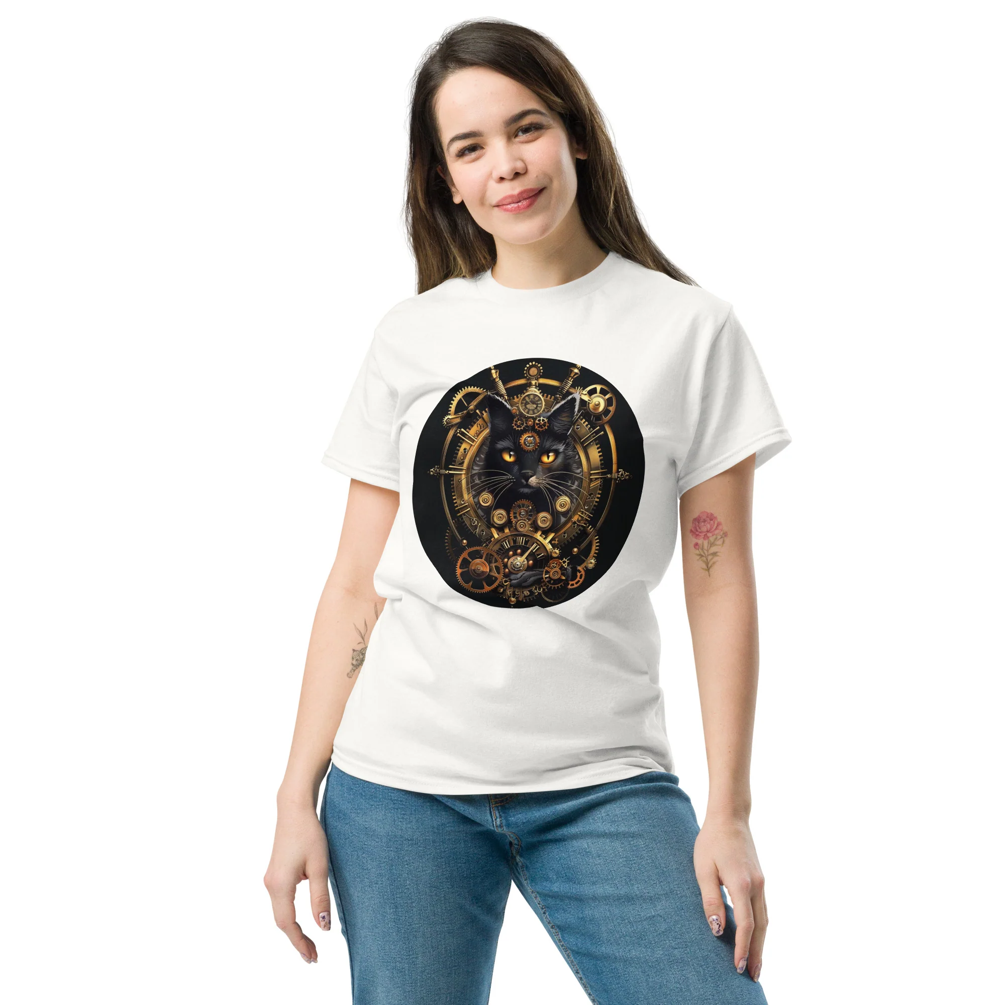 Tee Shirt Chat Noir Steampunk - Image 10