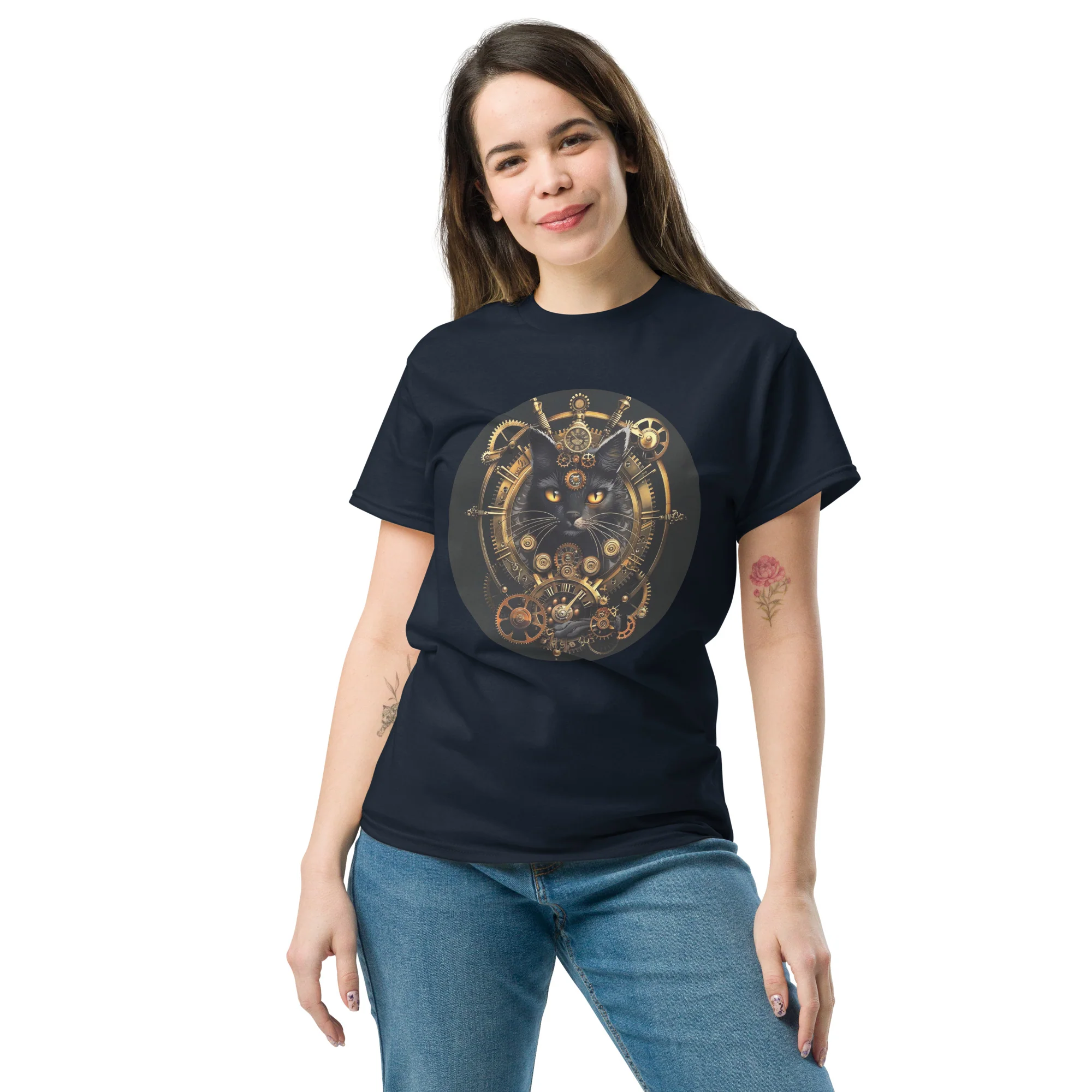 Tee Shirt Chat Noir Steampunk - Image 4