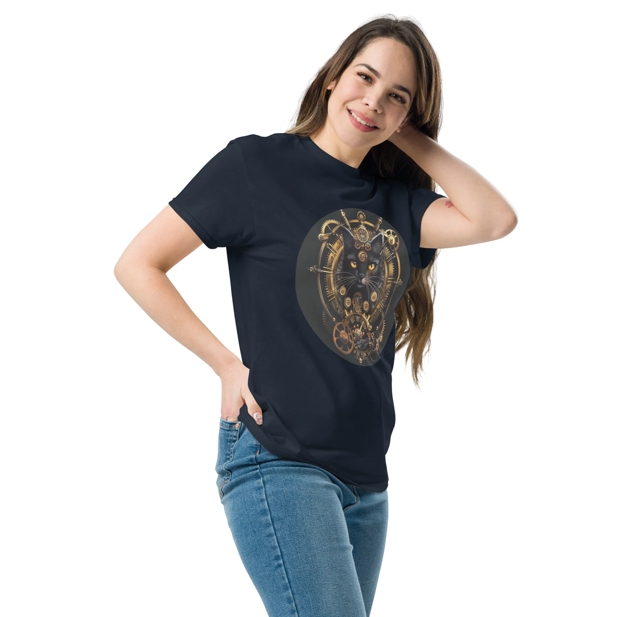 Tee Shirt Chat Noir Steampunk - Image 5