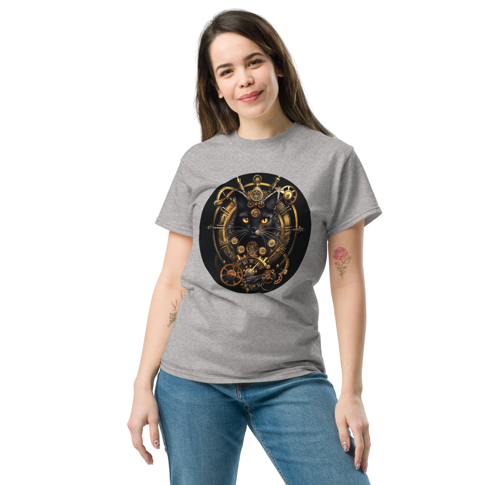 Tee Shirt Chat Noir Steampunk - Image 7