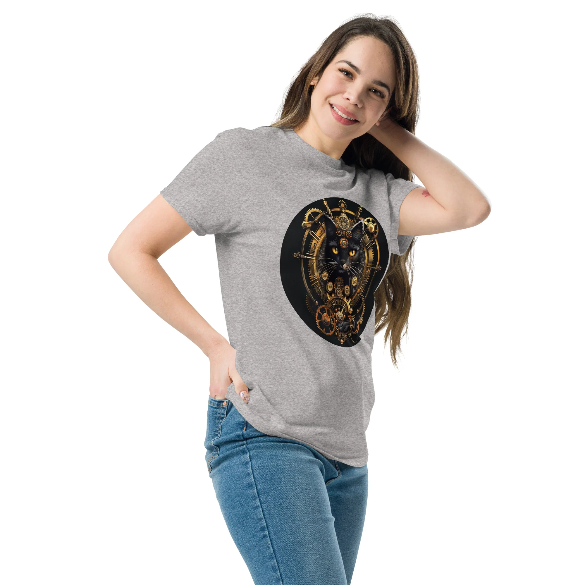 Tee Shirt Chat Noir Steampunk - Image 8