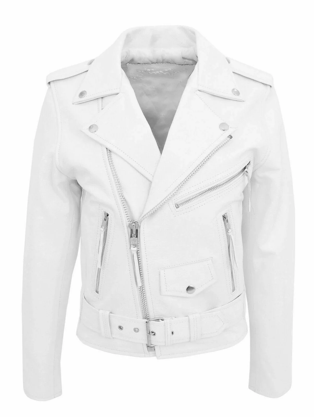 Veste de moto punk en cuir PU pour homme — Slim Fit - Image 14