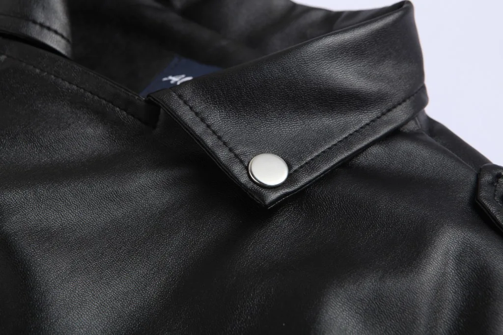 Veste de moto punk en cuir PU pour homme — Slim Fit - Image 9